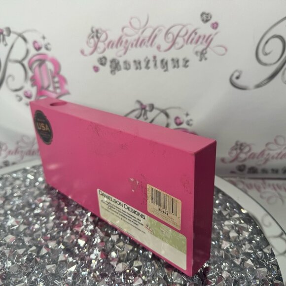 Decor wooden sign Hello my name is trouble white pink cute funny y2k home decor - Picture 7 of 8